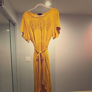 Yellow High-Low Maxi Petite Lane Bryant 18/20